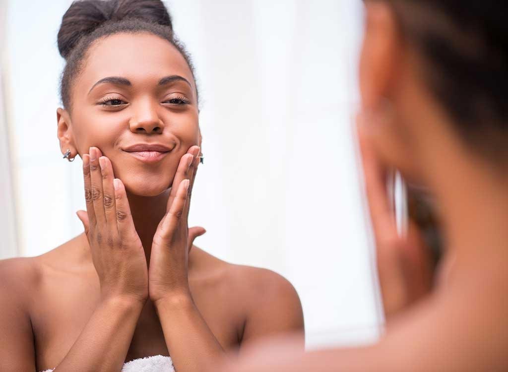 washing the face