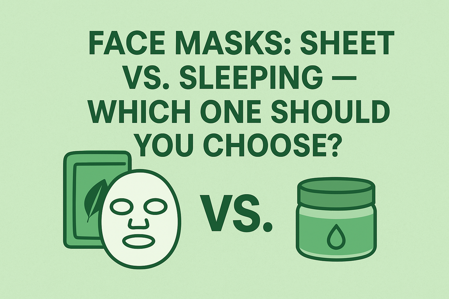 overnight collagen sleeping mask gel vs sheet mask comparison