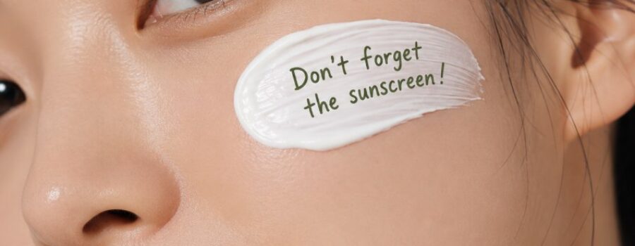 Don't forget the sunscreen!