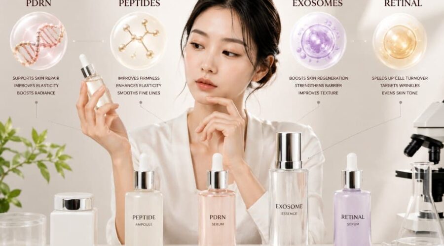 PDRN, Peptides, Exosomes and Retinal: Which Skincare Ingredient Sells Best in 2026?